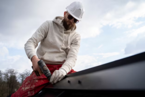 Proffessional Repairing the Roof